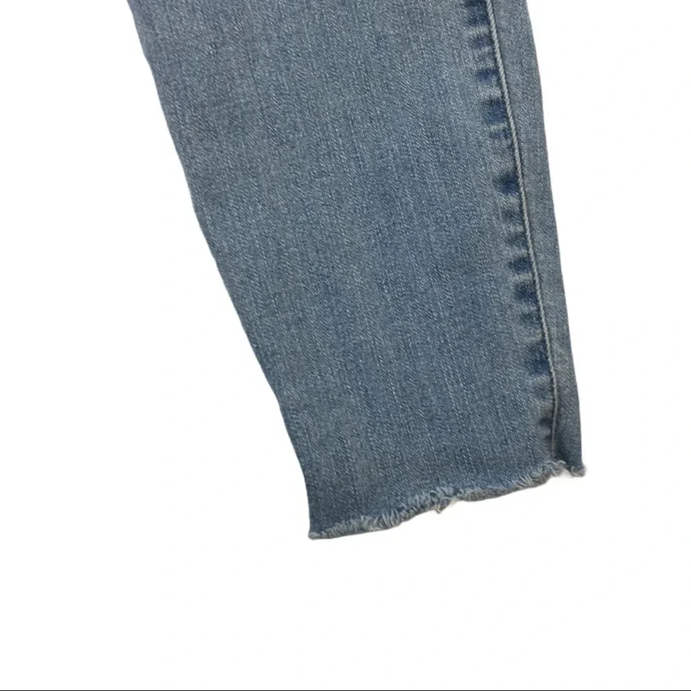 WJ346 J. Crew 8” Toothpick Light Skinny Jeans 30